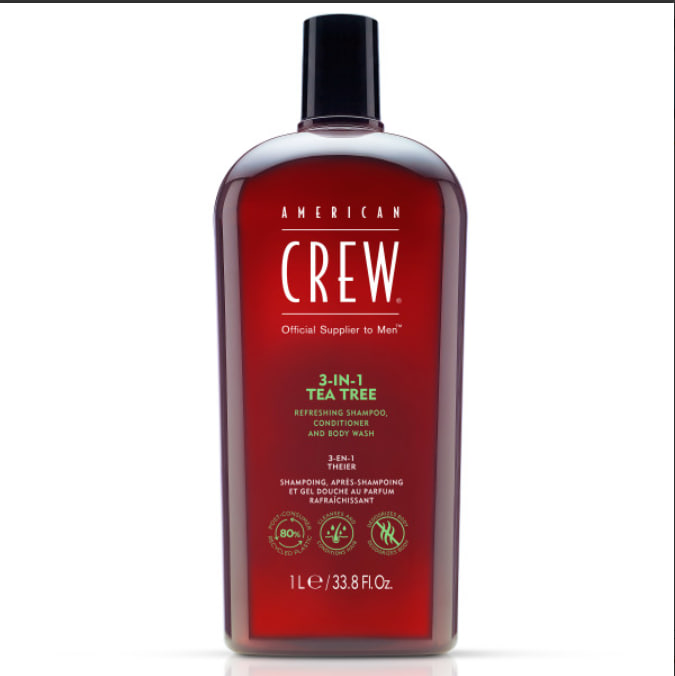 AC 3-IN-1 TEA TREE 3-в-1 Шампунь, кондиционер и гель для душа, Чайное дерево,  1000 мл