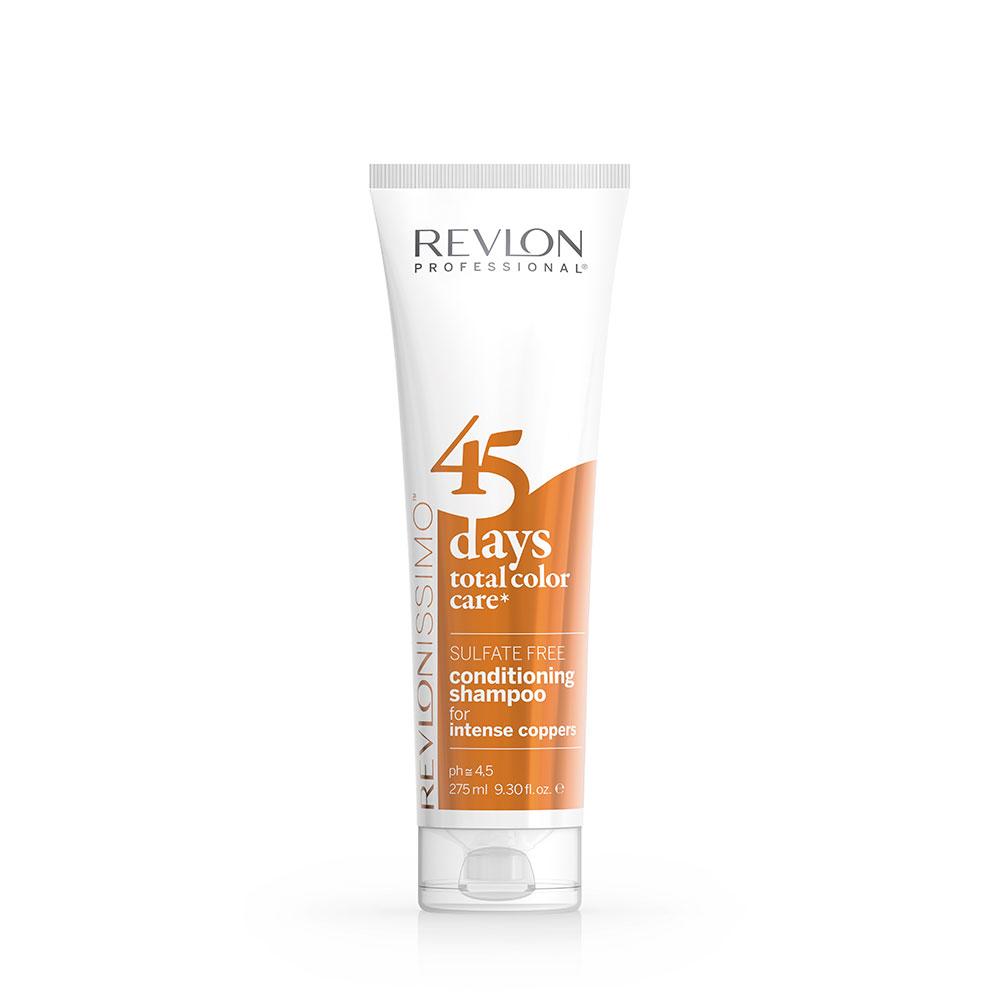 Revlon 45 DAYS INTENSE COPPERS Шампунь-кондиционер для медных оттенков 275 мл