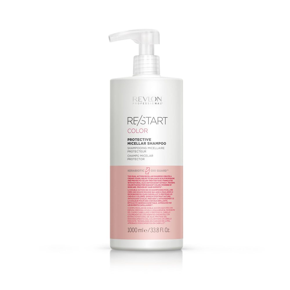 Revlon RESTART COLOR PROTECTIVE SHAMPOO Мицеллярный шампунь для окрашенных волос 1000 мл