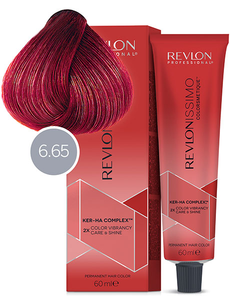 Revlon Revlonissimo Краска для волос CC 6.65 Темный блондин красно-махагоновый 60 мл