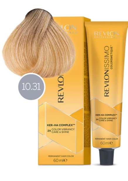 Revlon Revlonissimo Краска для волос СС 10.31 Очень сильно светлый блондин золотисто-пепельный 60 мл