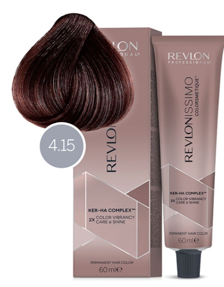 Revlon Revlonissimo Краска для волос СС 4.15 Коричневый пепельно-махагоновый 60 мл