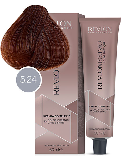 Revlon Revlonissimo Краска для волос СС 5.24 Светло-коричневый пепельно-медный 60 мл