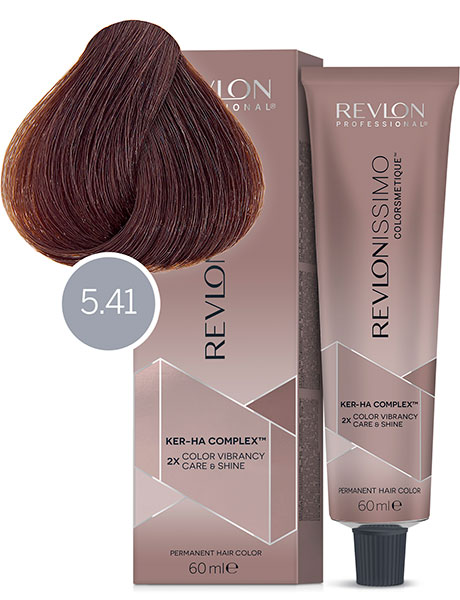 Revlon Revlonissimo Краска для волос СС 5.41 Светло-коричневый медно-пепельный 60 мл
