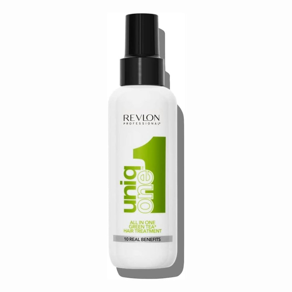 Revlon UNIQONE HAIR TREATMENT GREEN TEA  Многофункциональная несмываемая спрей-маска с ароматом зеленого чая 150 мл