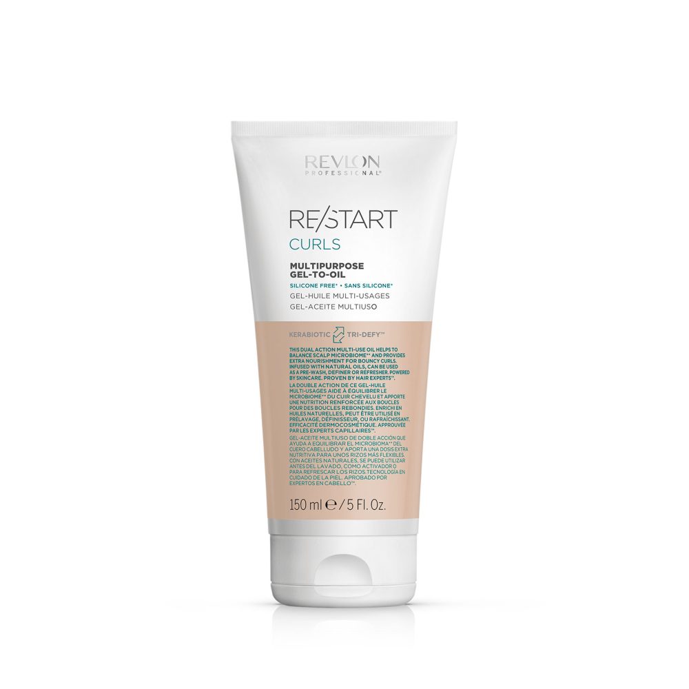 Revlon RESTART CURLS MULTIPURPOSE GEL-TO-OIL Гель-масло для вьющихся волос 150 мл
