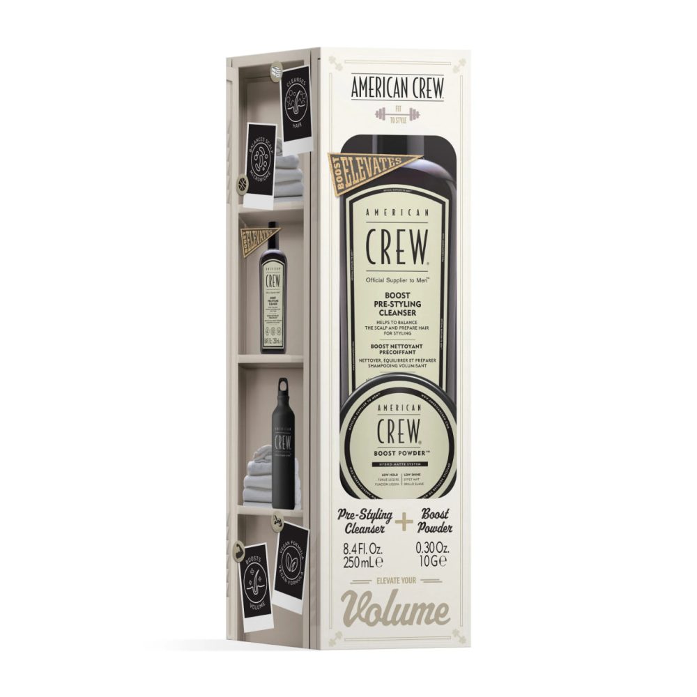 AMERICAN CREW BOOST DUO GIFT SET Набор шампун 250 мл и Пудра шайба 10гр